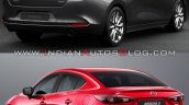 2019 Mazda3 Sedan Vs 2016 Mazda3 Sedan Rear Three