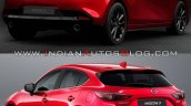 2019 Mazda3 Vs 2016 Mazda3 Rear Three Quarters